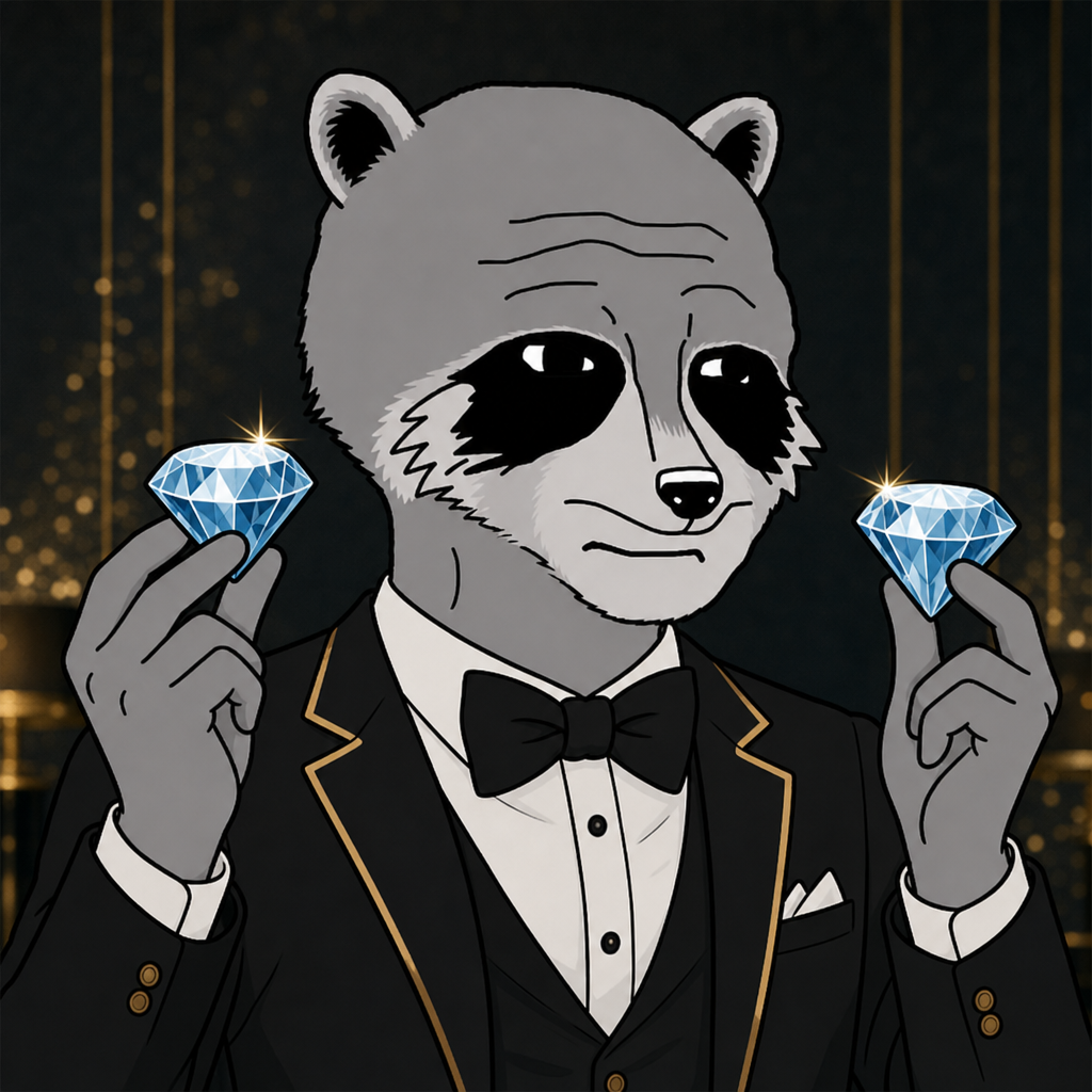 Jimothy holding diamonds